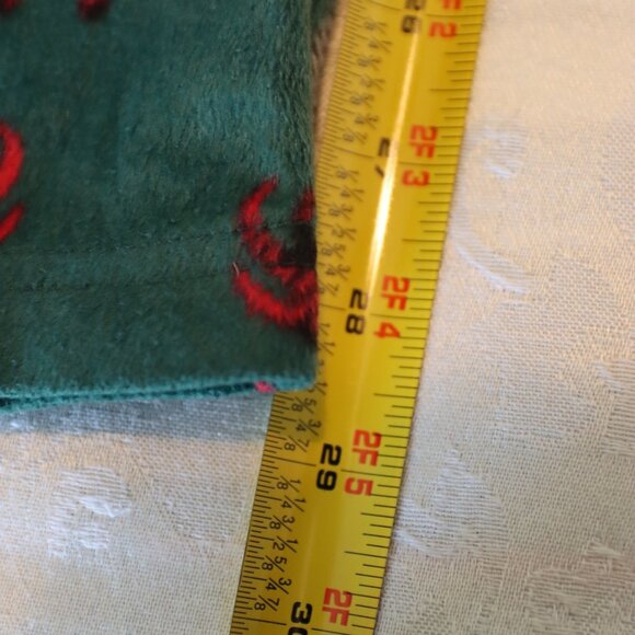 Stafford Men's Fleece Green Deer Design Lounge/Sleep Pants Size Medium Cozy - Picture 10 of 11